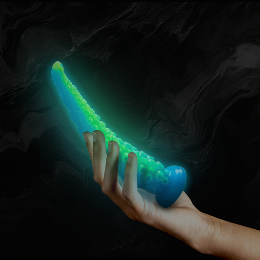 Dildo de Tentáculo Epic Scylla | Silicone, Fluorescente e Fino - Tamanho Pequeno