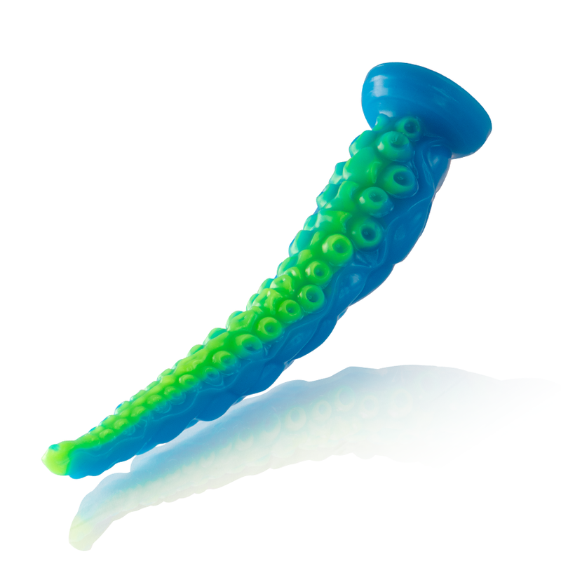 Dildo de Tentáculo Epic Scylla | Silicone, Fluorescente e Fino - Tamanho Pequeno