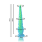 Dildo de Tentáculo Epic Scylla | Silicone, Fluorescente e Fino - Tamanho Pequeno