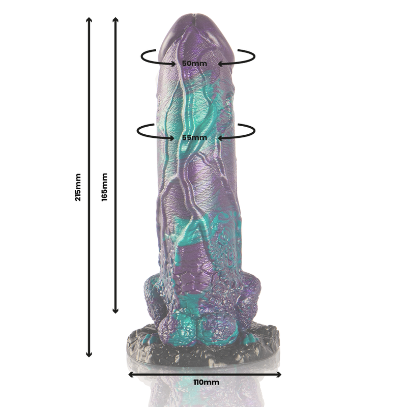 Dildo Basilisk Epic | Silicone Realista, Duplo e Grande