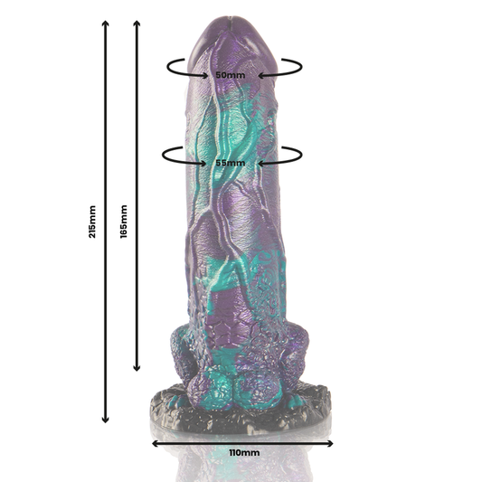 Dildo Basilisk Epic | Silicone Realista, Duplo e Grande