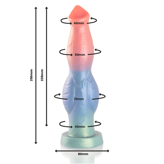 Vibrador Arion Epic | Dildo com Controle Remoto, Recarregável e Design Mitológico