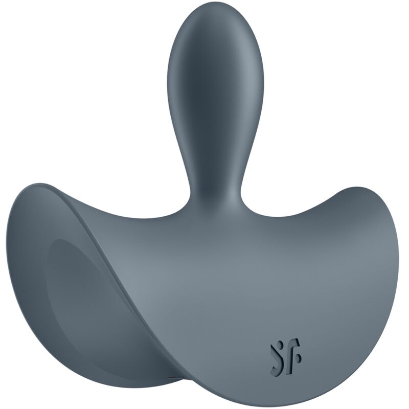 Close-up do Satisfyer Vibrador Plug Anal Absolute Beginners 2 Preto para Iniciantes, mostrando o design ergonómico e material de silicone.