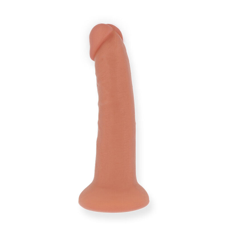 Close-up do ONINDER Vibrador Dildo Bogotá Grande, destacando o silicone macio e o design ergonómico.