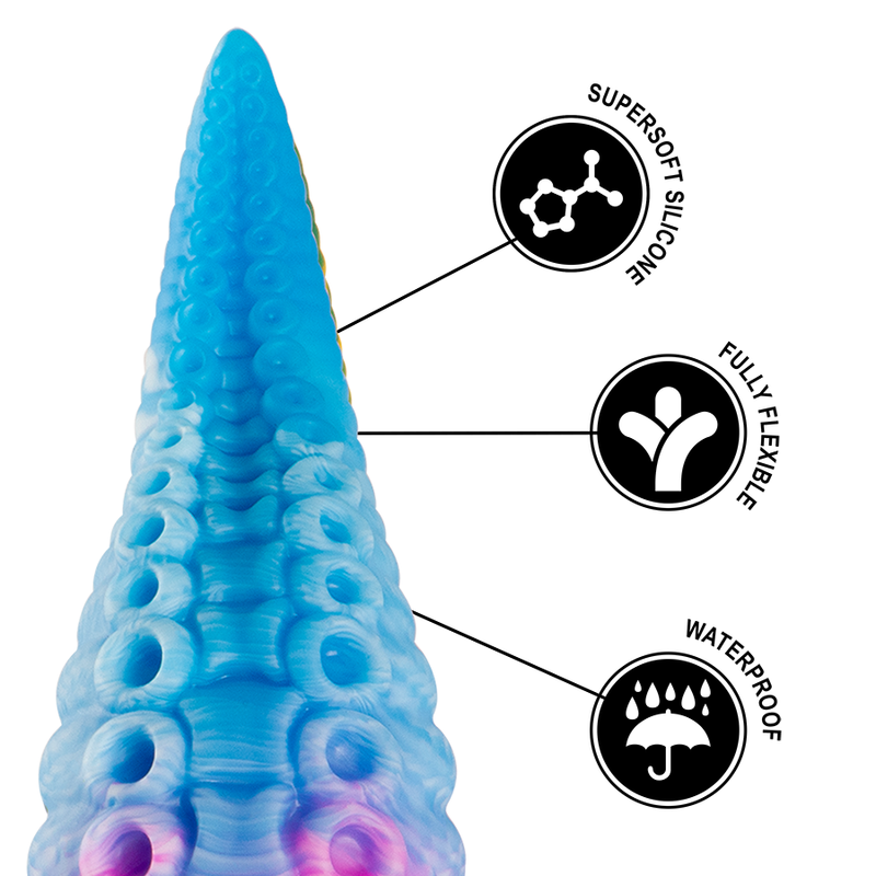 Dildo de Tentáculo Epic Phorcys | Silicone Macio e Realista - Tamanho Grande