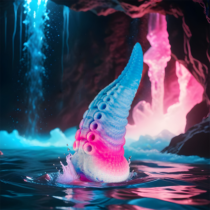 Dildo de Tentáculo Epic Phorcys | Silicone Macio e Realista