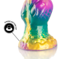 Dildo Epic Iris | Silicone com Testículos, Design Arco-Íris e Plenitude