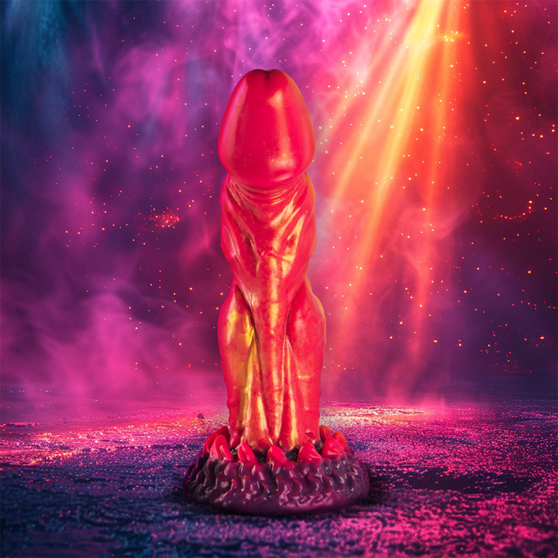Dildo Cerberus Epic | Silicone, Design Mitológico e Base para Arnês
