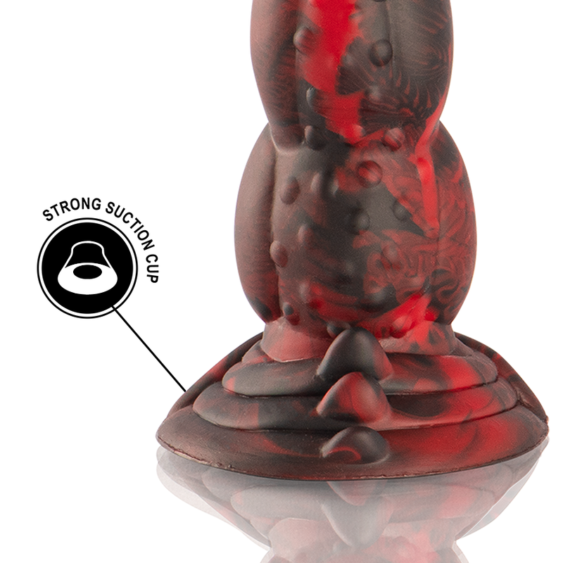Dildo Epic Ares | Silicone com Textura Gradual e Prazer de Combate