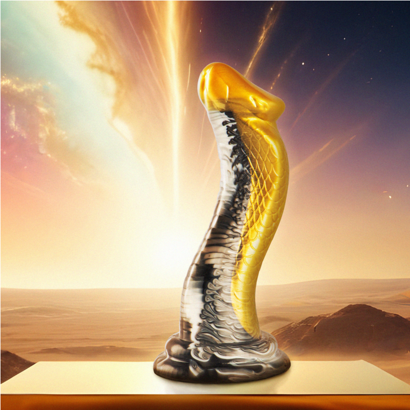 Dildo Epic Drakon | Silicone, Design Mitológico de Cobra e Grandeza