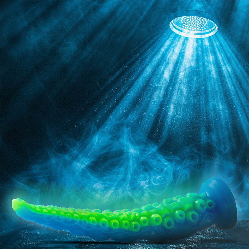 Dildo Epic Scylla | Silicone Fluorescente, Design de Tentáculo e Tamanho Grande