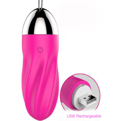 Armony Ovo Vibratório Espiral Sweety com Controle Remoto Rosa para prazer discreto e estimulação intensa.