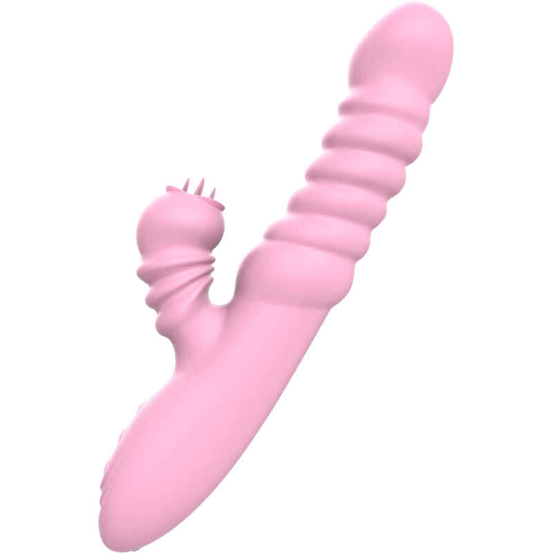 Armony Vibrador Multifunção Língua e Calor Rosa para prazer sensorial