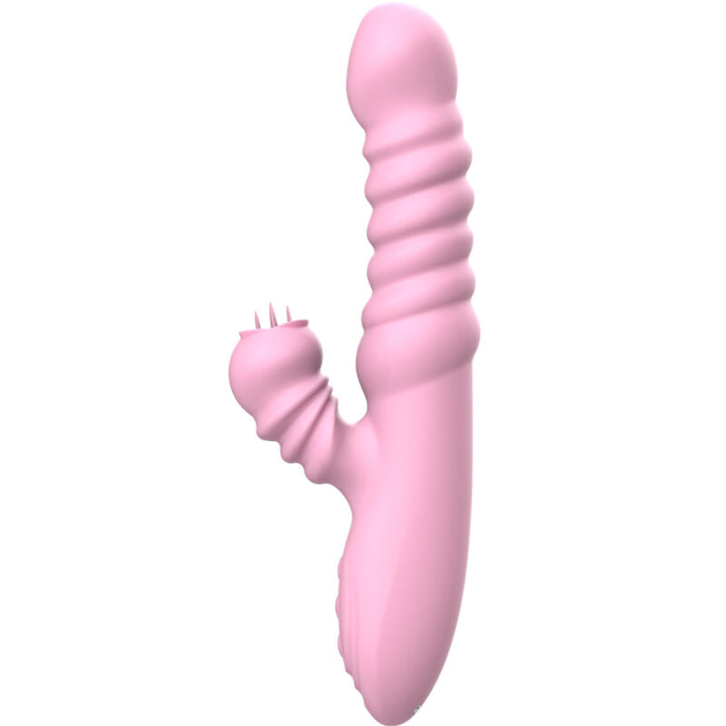Armony Vibrador Multifunção Língua e Calor Rosa para prazer sensorial