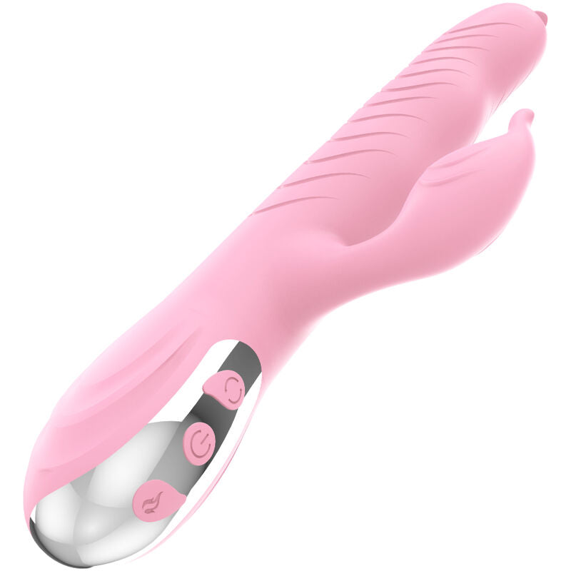 Vibrador Armony Marcia Dupla Língua com Thrusting e Efeito Calor para prazer íntimo.