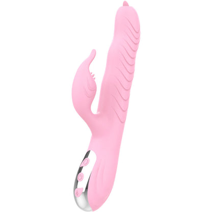Vibrador Armony Marcia Dupla Língua com Thrusting e Efeito Calor para prazer íntimo.