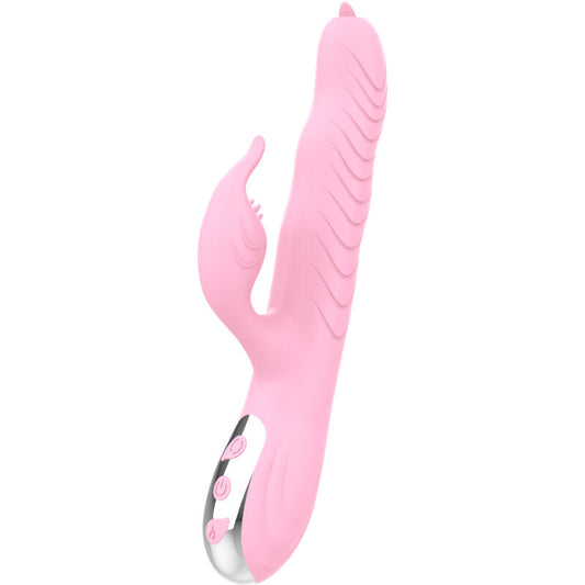 Vibrador Armony Marcia Dupla Língua com Thrusting e Efeito Calor para prazer íntimo.