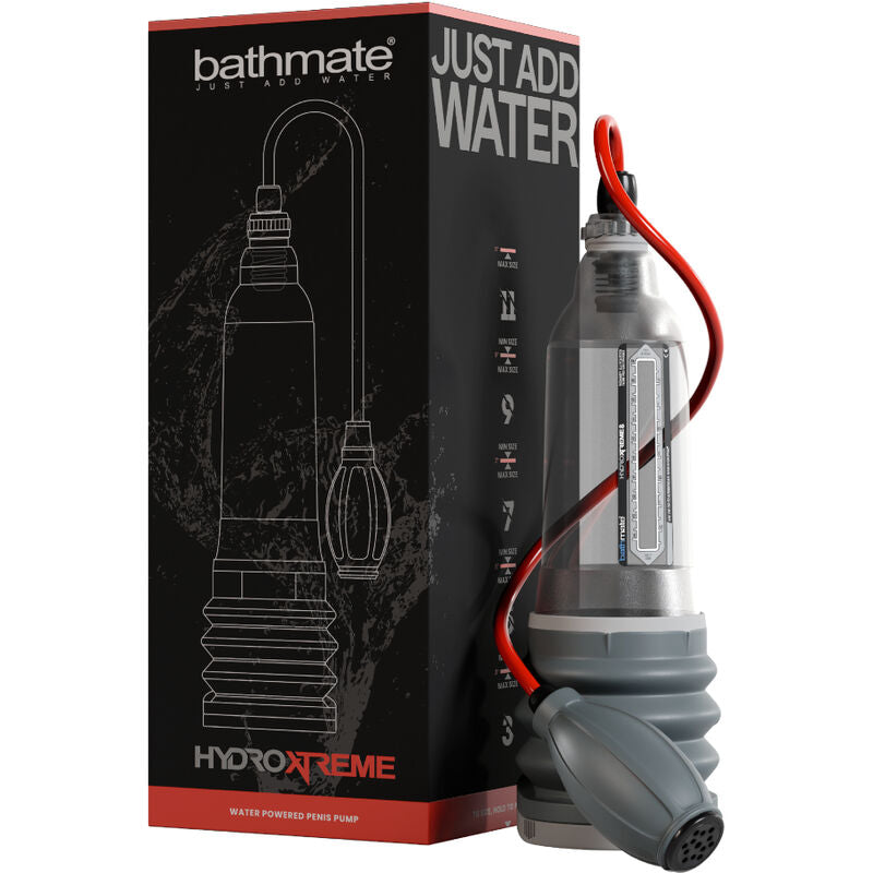 BATHMATE Bomba Peniana Hidro HydroXtreme 8, mostrando o design avançado e o handebol removível