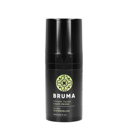 Bruma Vibrador Líquido Ultra Deslizante Sabor Melancia 15ml, ideal para prazer intenso.