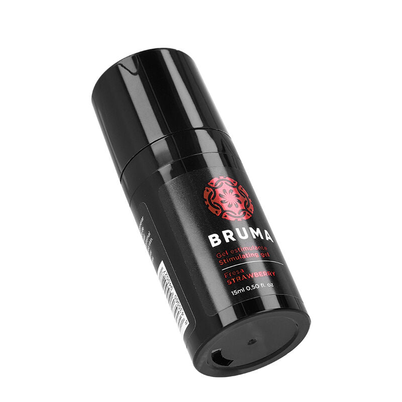 BRUMA Gel Estimulante Intensificador Sabor Morango 15 ML para momentos de prazer e sensibilidade.