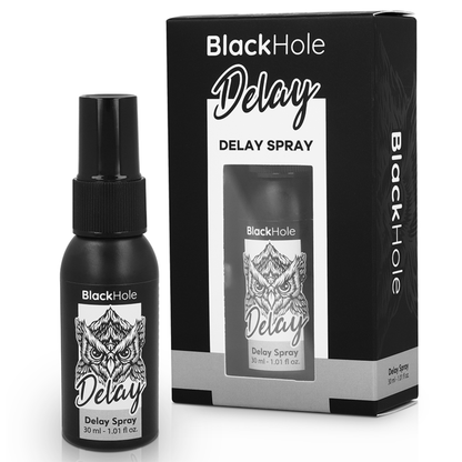 BLACK HOLE Spray Retardante Study Forte 30 ML para controlo da ejaculação