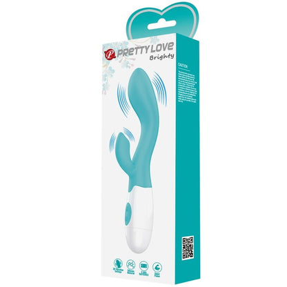 PRETTY LOVE Vibrador G-Spot e Clitoriano Brilhante Aqua Verde 30 Funções, ideal para estimulação dupla e prazer intenso