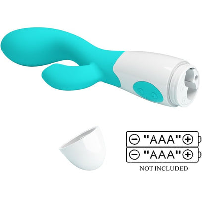 PRETTY LOVE Vibrador G-Spot e Clitoriano Brilhante Aqua Verde 30 Funções, ideal para estimulação dupla e prazer intenso
