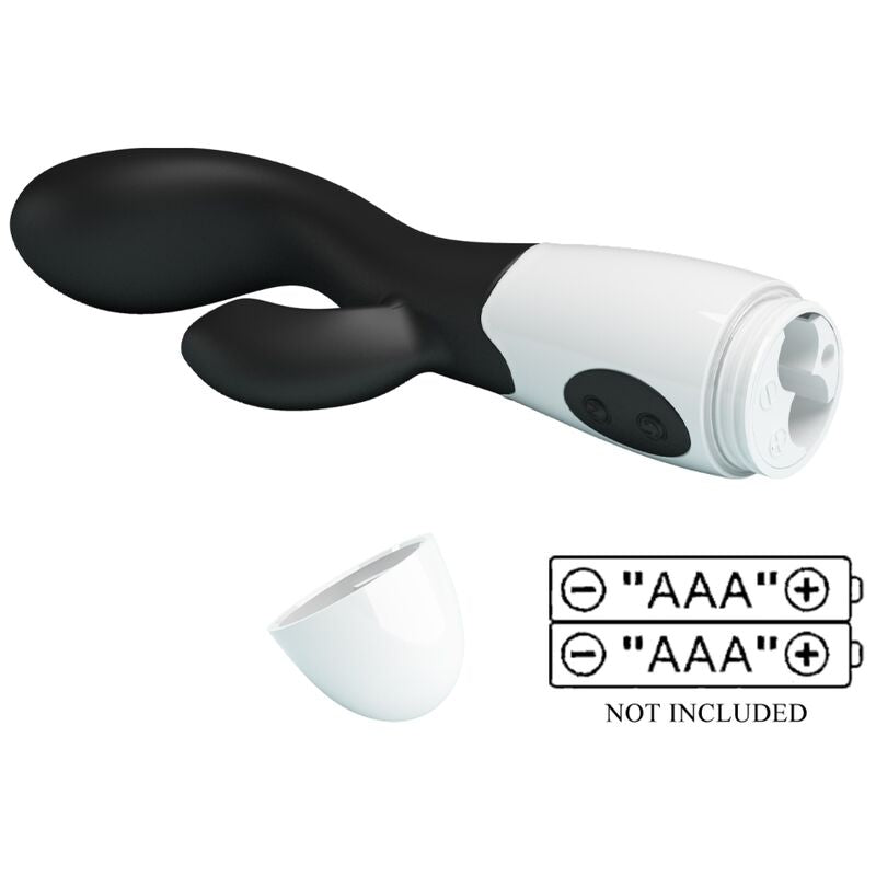 Close-up of the PRETTY LOVE Vibrador Brighty Ponto G e Clítoris with 30 Functions, showing its ergonomic design and silicone texture.