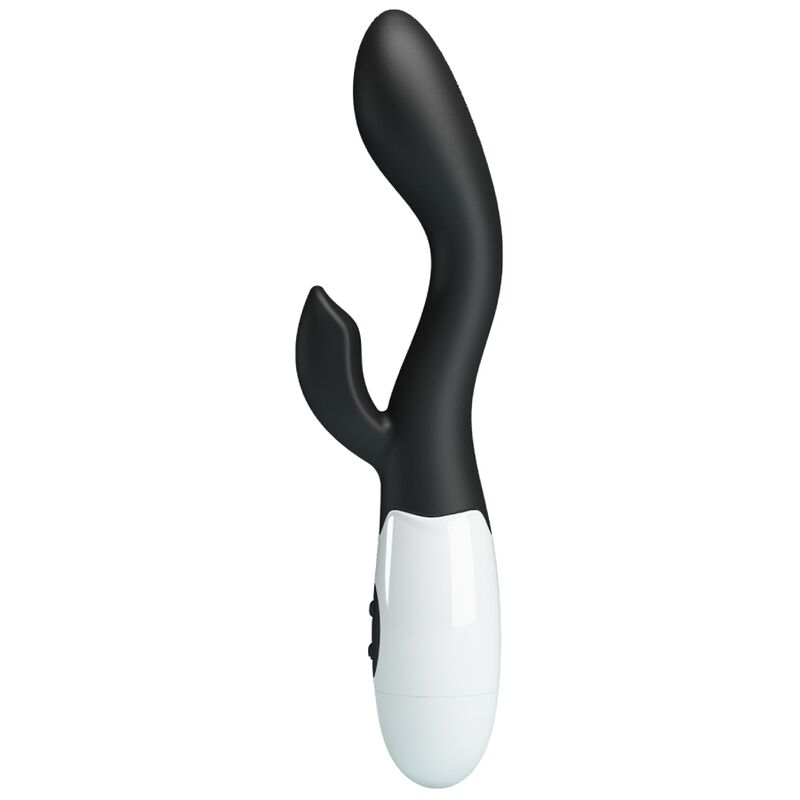 Close-up of the PRETTY LOVE Vibrador Brighty Ponto G e Clítoris with 30 Functions, showing its ergonomic design and silicone texture.