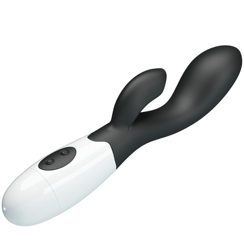 Close-up of the PRETTY LOVE Vibrador Brighty Ponto G e Clítoris with 30 Functions, showing its ergonomic design and silicone texture.