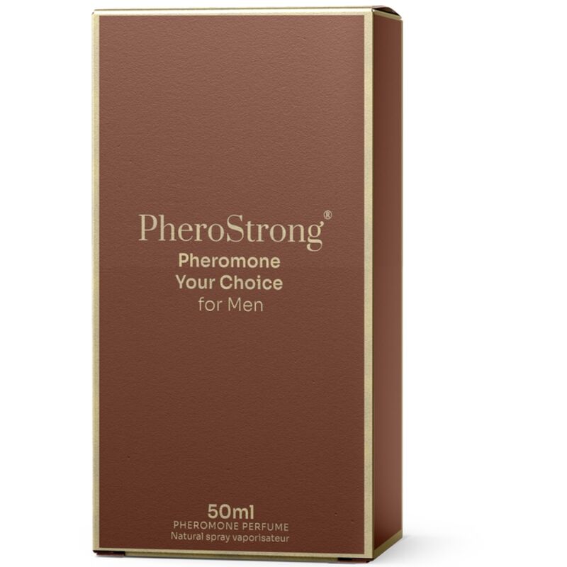 Frasco de perfume PHEROSTRONG Perfume Feromonas Sua Escolha para Homem 50 ML