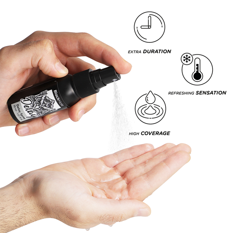 BLACK HOLE Spray Retardante Study Forte 30 ML para controlo da ejaculação