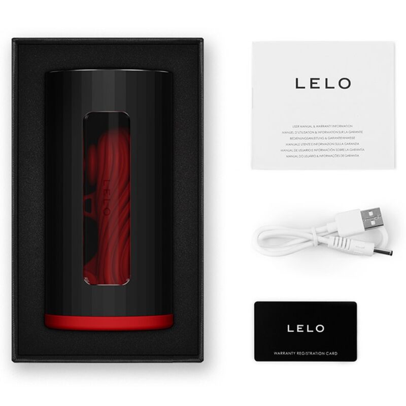 LELO F1S V3 Vermelho: Masturbador Masculino com App e Tecnologia de IA
