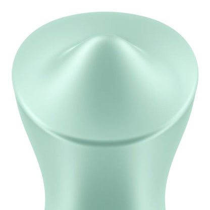 Vibrador clitoriano Satisfyer Exciterrr de silicone macio e bola rolante para estimulação intensa.