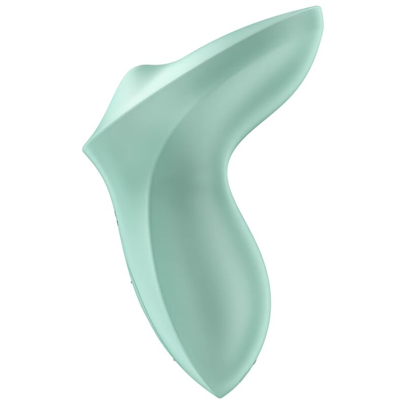 Vibrador clitoriano Satisfyer Exciterrr de silicone macio e bola rolante para estimulação intensa.