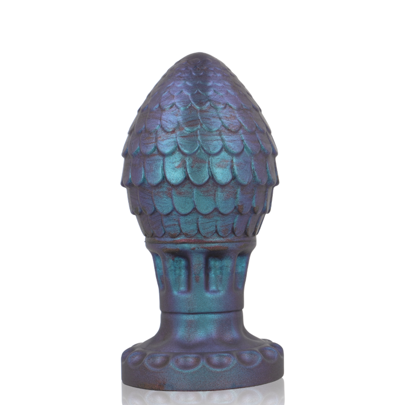 Plug Anal Vrakos Dragon Epic | Silicone, Design de Ovo e Estimulação Intensa - Tamanho Médio