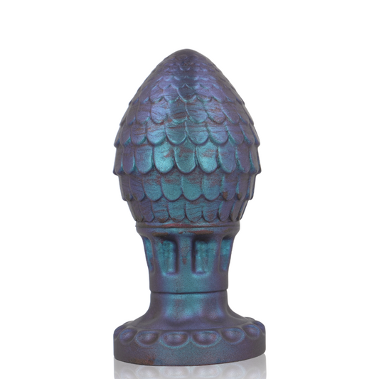 Plug Anal Vrakos Dragon Epic | Silicone, Design de Ovo e Estimulação Intensa - Tamanho Médio
