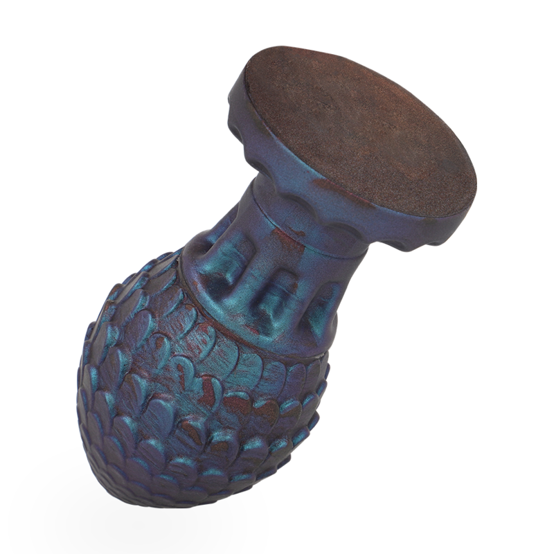Plug Anal Vrakos Dragon Epic | Silicone, Design de Ovo e Estimulação Intensa - Tamanho Médio