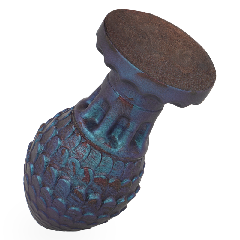 Plug Anal Vrakos Dragon Epic | Silicone, Design de Ovo e Estimulação Intensa - Tamanho Grande
