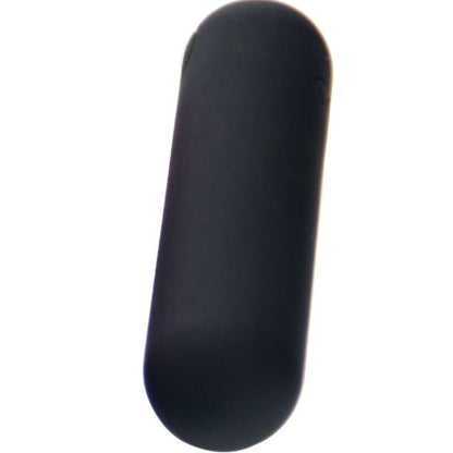 Vibrador bala ARMONY Splash Hehe em silicone preto com 10 vibrações.