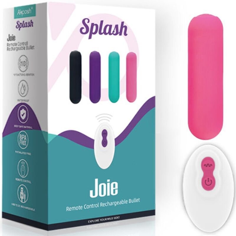 Vibrador Bullet ARMONY Splash Joie Rosa com Controlo Remoto