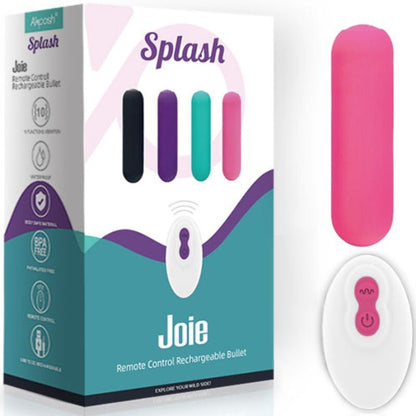 Vibrador Bullet ARMONY Splash Joie Rosa com Controlo Remoto