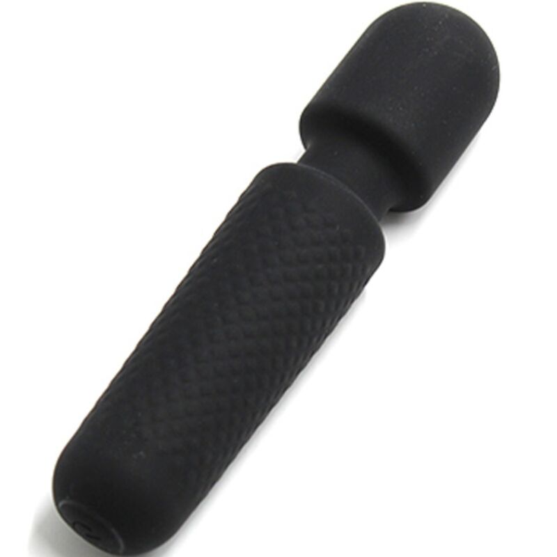 Armony Mini Massageador e Vibrador Wand Dots Recarregável Preto para prazer personalizado.