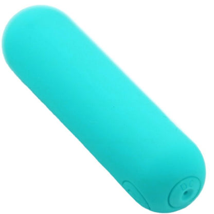 Vibrador bala ARMONY Splash Hehe de silicone verde, mostrando seu design compacto e textura suave.