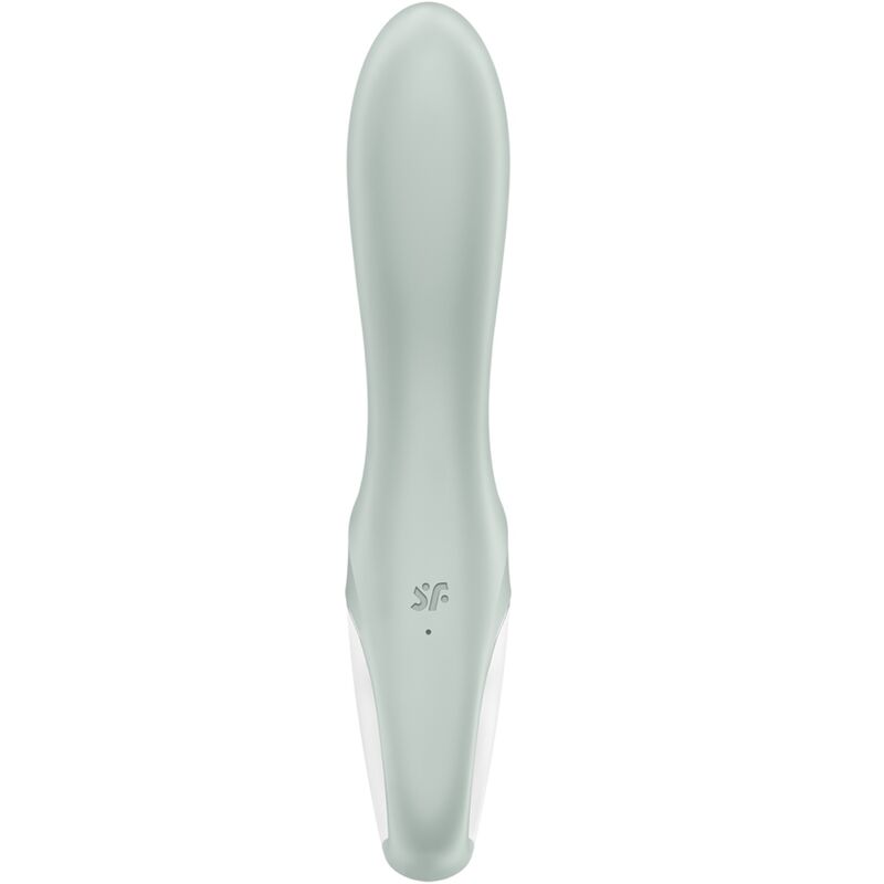 Close-up do Satisfyer Air Pump Booty 3 Vibrador Anal Inflável, mostrando seu design ergonômico e material de silicone.