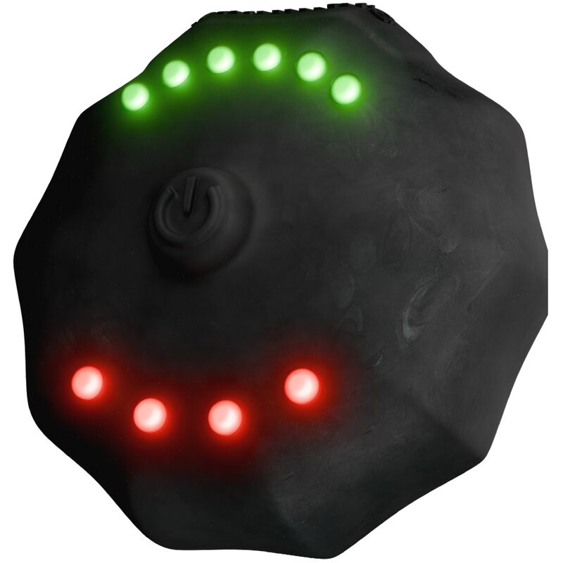 Close-up do Temporizador de Bomba Direta BATHMATE Preto com ventosas, mostrando seu design à prova d'água para otimização de treinos.