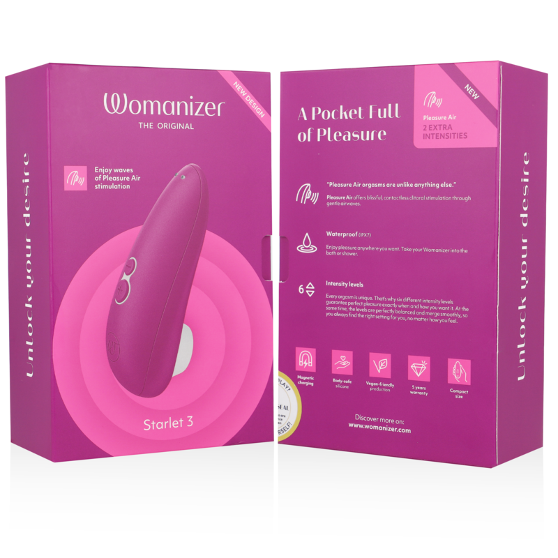 Womanizer Starlet 3 Estimulador Clitoriano Violeta com tecnologia Pleasure Air