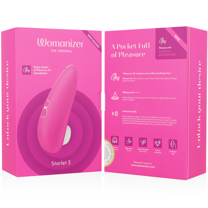 Womanizer Starlet 3 Estimulador Clitoriano Rosa com Pleasure Air Technology