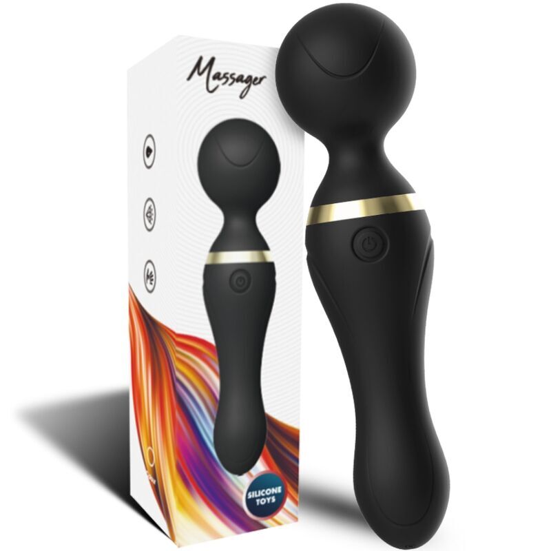 Close-up do Vibrador e Massageador ARMONY Freeza com Cabeça Super Flexível