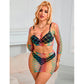 Conjunto Lingerie 2 Peças Subblime | Fishnet Arco-Íris de Manga Comprida - Tamanho Único